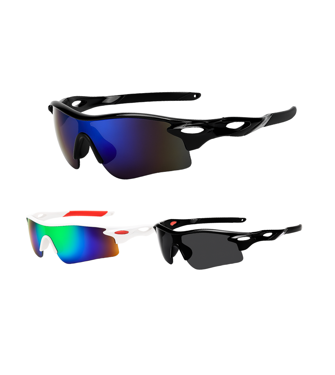 Óculos VRIZ UV400 (Leve mais 2 óculos de brinde)